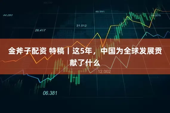 金斧子配资 特稿丨这5年,中国为全球发展贡献了什么